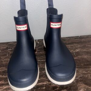 Hunter Navy Blue Rain & Snow Boots